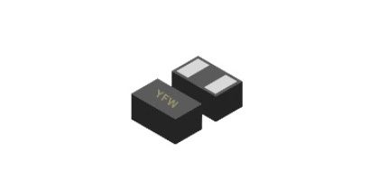 RB521BS-30 0.2A 30V DFN1006-2L  marking:F Schottky diode  yfwdiode brand
